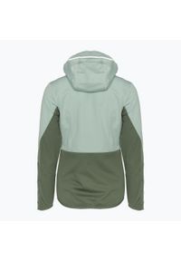 Kurtka softshell damska CMP Fix Hood. Kolor: zielony. Materiał: softshell