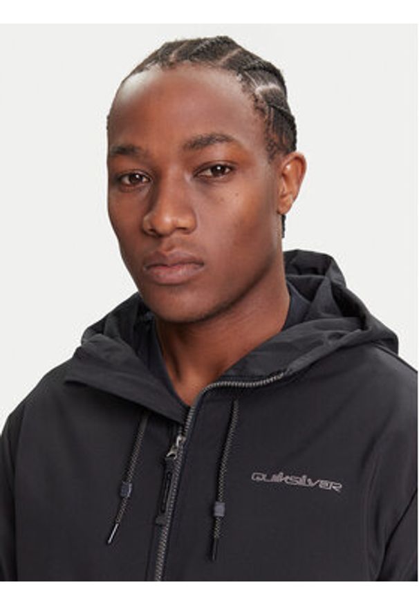 Quiksilver Kurtka przejściowa Live For The Dream EQYJK04185 Czarny Regular Fit. Kolor: czarny. Materiał: syntetyk