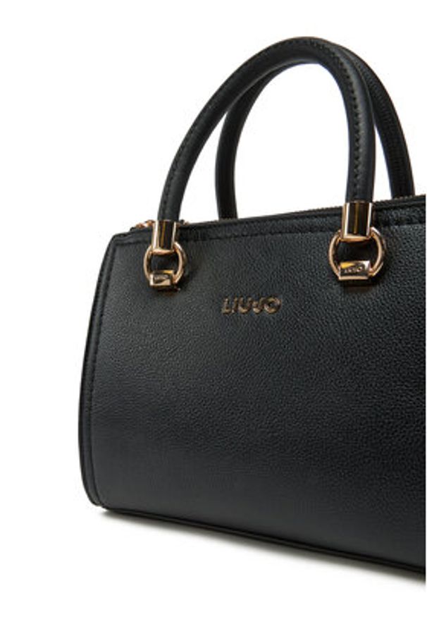 Liu Jo Torebka S Satchel AA5163 E0058 Czarny. Kolor: czarny. Materiał: skórzane
