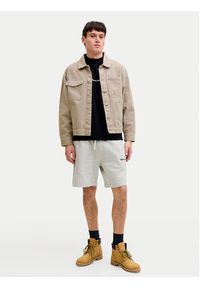 Jack & Jones Szorty sportowe Karl Norrebro 12292565 Écru Regular Fit. Kolor: kremowy. Materiał: bawełna. Styl: sportowy #7