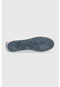 Pepe Jeans tenisówki OTTIS damskie kolor zielony. Kolor: zielony. Materiał: guma. Obcas: na platformie #5