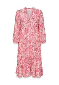 only - ONLY Sukienka codzienna Milana 15308233 Różowy Regular Fit. Okazja: na co dzień. Kolor: różowy. Materiał: wiskoza. Typ sukienki: proste. Styl: casual #4