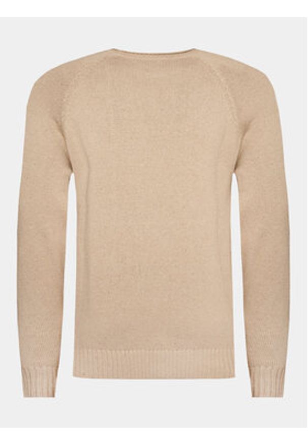 INDICODE Sweter Santoro 35-718 Beżowy Regular Fit. Kolor: beżowy. Materiał: bawełna