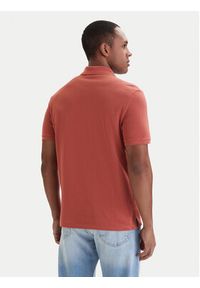 Calvin Klein Jeans Polo LV040EM269 Brązowy Regular Fit. Typ kołnierza: polo. Kolor: brązowy. Materiał: bawełna #5
