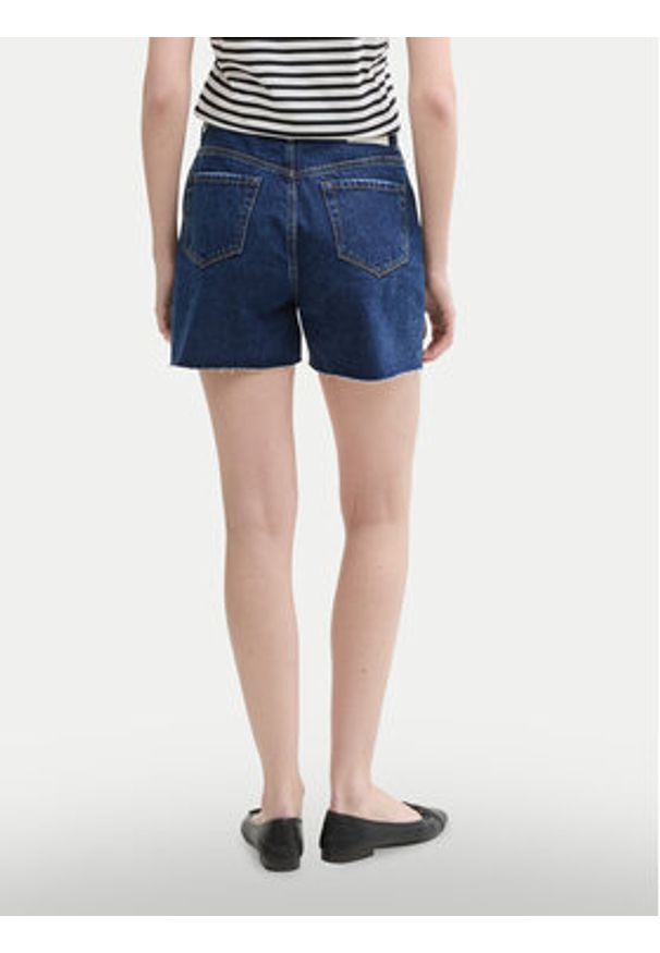 Tom Tailor Denim Szorty jeansowe 1045651 Granatowy Regular Fit. Kolor: niebieski. Materiał: bawełna