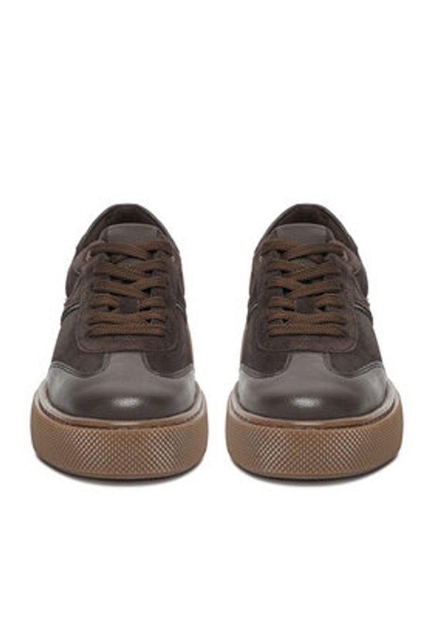 Lasocki Sneakersy CEO-WI23-CRICKIT-01 Brązowy. Kolor: brązowy. Materiał: skóra, zamsz