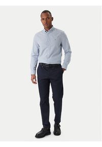 TOMMY HILFIGER - Tommy Hilfiger Koszula MW0MW39459 Niebieski Regular Fit. Kolor: niebieski. Materiał: bawełna #4