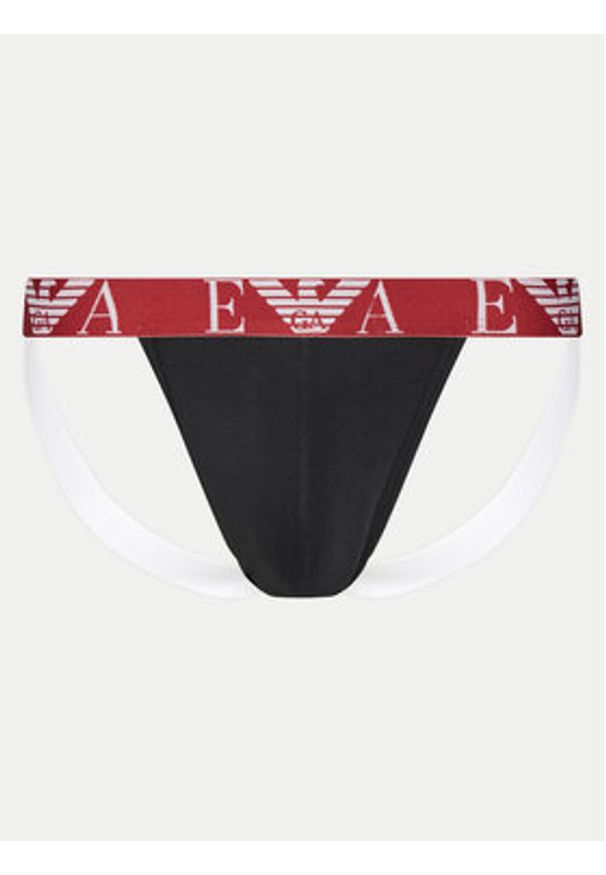 Emporio Armani Underwear Komplet 2 par slipów Jock Strap EM000257 AF10778 M0080 Kolorowy. Materiał: bawełna. Wzór: kolorowy