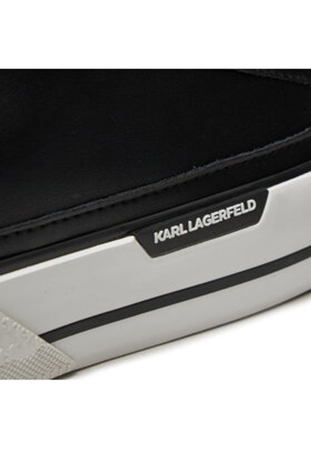 Karl Lagerfeld - KARL LAGERFELD Trampki KL50450 Czarny. Kolor: czarny. Materiał: skóra