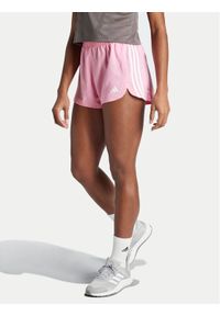 Adidas - adidas Szorty sportowe Pacer Training 3-Stripes IT7761 Czarny Regular Fit. Kolor: czarny. Materiał: syntetyk