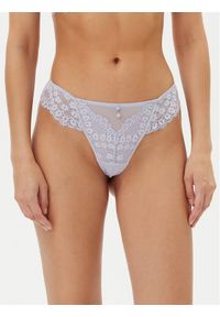 Hunkemöller Stringi Daisy 301149 Fioletowy. Kolor: fioletowy. Materiał: syntetyk