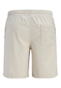 Jack & Jones Szorty materiałowe Jaiden 12293768 Beżowy Relaxed Fit. Kolor: beżowy. Materiał: bawełna #6