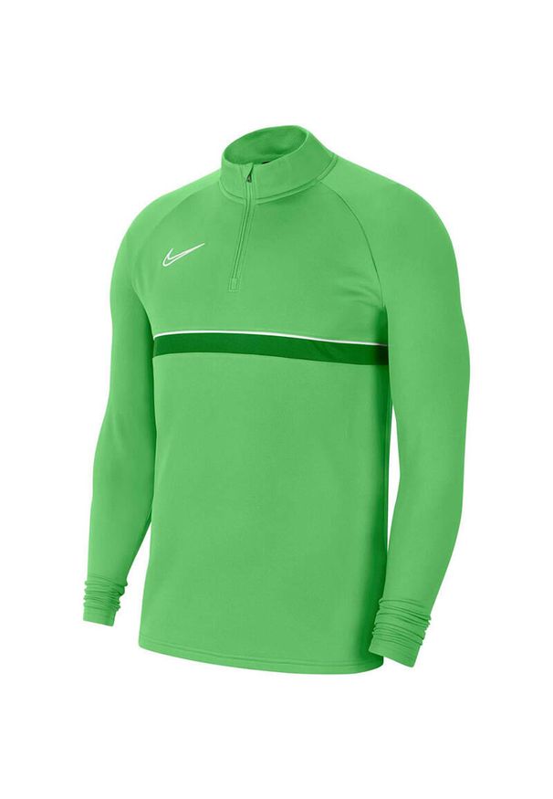 Bluza juniorska Nike Academy Drill treningowa. Kolor: zielony. Sport: piłka nożna