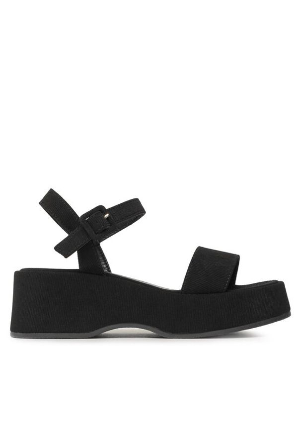 DeeZee Sandały HDXJ220515 Czarny. Kolor: czarny. Materiał: materiał