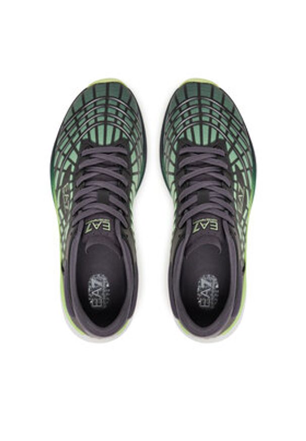 EA7 Emporio Armani Sneakersy X8X243 XK440 R983 Granatowy. Kolor: niebieski. Materiał: materiał