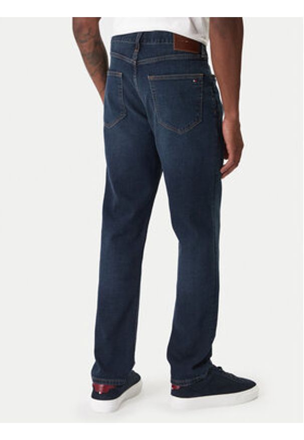 TOMMY HILFIGER - Tommy Hilfiger Jeansy Denton MW0MW41902 Granatowy Straight Fit. Kolor: niebieski
