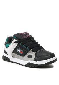 Tommy Jeans Sneakersy Skate Sneaker EM0EM01042 Czarny. Kolor: czarny. Materiał: skóra. Sport: skateboard #1