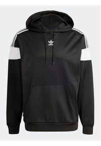 Adidas - adidas Bluza Adicolor Classics Cut Line Hoodie HS2065 Czarny Loose Fit. Kolor: czarny. Materiał: syntetyk