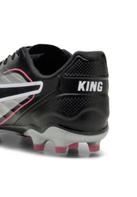 Puma - Buty piłkarskie KING Pro FG/AG PUMA Silver Black Sun Struck White Metallic Pink. Kolor: czarny, różowy, biały, wielokolorowy. Szerokość cholewki: normalna. Sport: piłka nożna