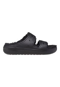 Klapki damskie Crocs Classic Cozzzy Sandal. Zapięcie: bez zapięcia. Kolor: wielokolorowy. Materiał: syntetyk, materiał. Sport: turystyka piesza