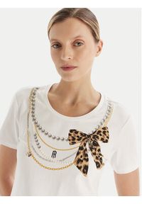 Fracomina T-Shirt FR25WT3004J40108 Biały Regular Fit. Kolor: biały. Materiał: bawełna #5