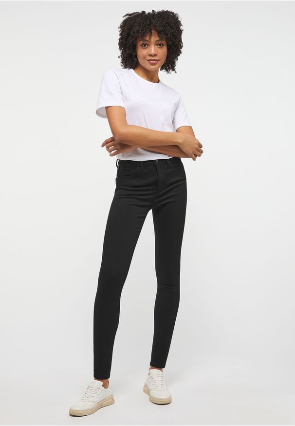 Mustang - DAMSKIE SPODNIE JEANSOWE MUSTANG GEORGIA SUPER SKINNY DENIM BLACK 1013575 4000 940
