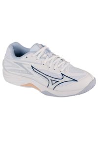 Buty siatkarskie damskie Mizuno Thunder Blade Z. Zapięcie: sznurówki. Kolor: biały, różowy, wielokolorowy. Materiał: syntetyk, materiał. Szerokość cholewki: normalna