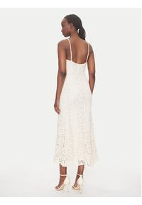 BARDOT - Bardot Sukienka koktajlowa 57998DB6 Écru Slim Fit. Materiał: bawełna. Styl: wizytowy #3