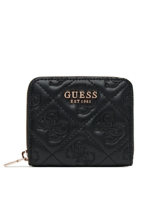 Guess Portfel 175749 Czarny. Kolor: czarny. Materiał: skóra