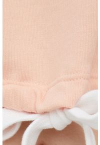 only - Only t-shirt bawełniany kolor różowy. Kolor: różowy. Materiał: bawełna. Długość rękawa: krótki rękaw. Długość: krótkie. Wzór: nadruk