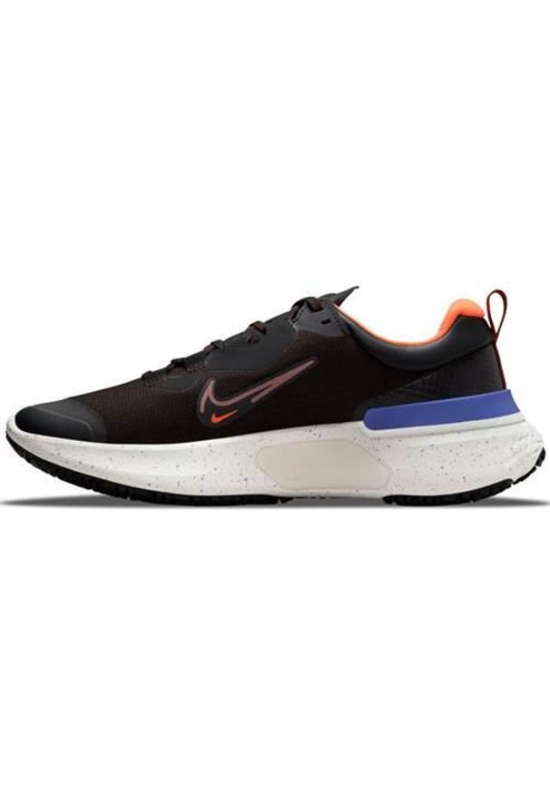 Buty do biegania męskie Nike React Miler 2 Shield. Zapięcie: sznurówki. Kolor: czarny. Materiał: syntetyk, materiał. Szerokość cholewki: normalna