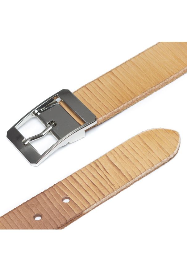 Mustang - MUSTANG PASEK SKÓRZANY 35 mm SOPO-MUS069. Materiał: skóra. Wzór: paski. Styl: klasyczny