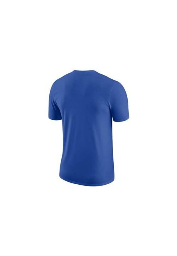 Koszulka sportowa męska Nike Nba Milwaukee Bucks City Edition Logo Dri-fit. Kolor: niebieski. Materiał: bawełna, poliester. Długość rękawa: krótki rękaw. Technologia: Dri-Fit (Nike). Długość: krótkie. Sport: koszykówka