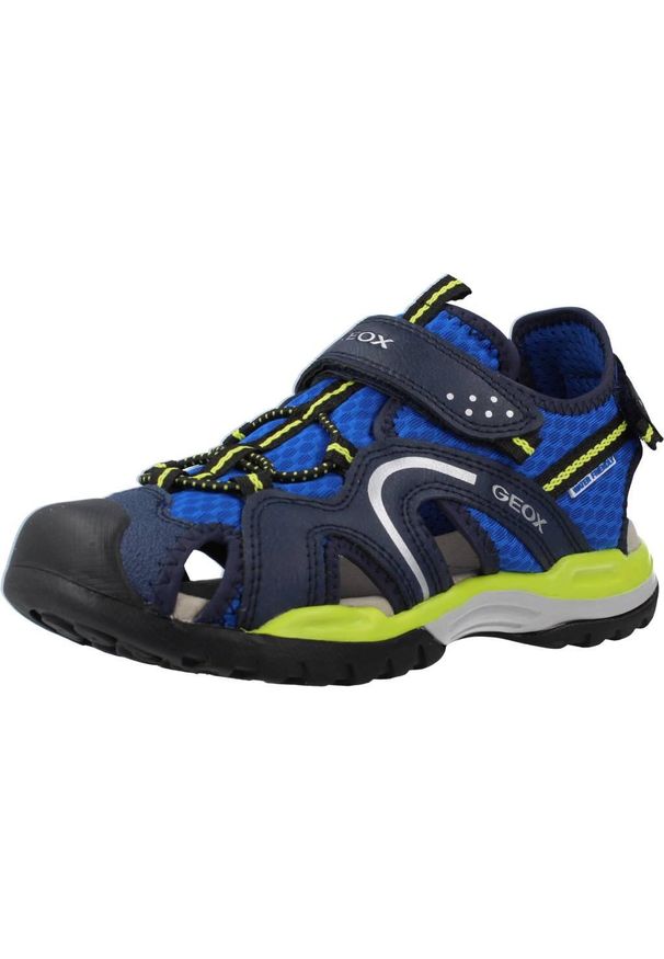 Geox - Sandały GEOX J BOREALIS BOY B Niebieski. Kolor: niebieski. Materiał: syntetyk, tkanina. Sezon: lato