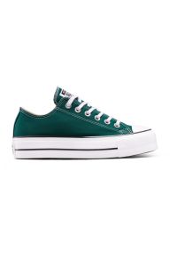 Buty sportowe Converse Chuck Taylor As Lift. Kolor: zielony. Materiał: materiał. Sport: fitness #1