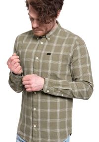 Lee - LEE LEE BUTTON DOWN MĘSKA KOSZULA UTILITY GREEN L880DANG. Typ kołnierza: button down #2