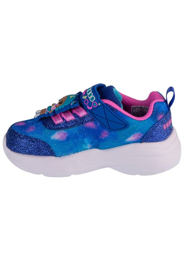 skechers - Buty sportowe Sneakersy dziewczęce, Snuggle Sneaks - Skech Squad. Kolor: niebieski. Model: Skechers Sport. Sport: turystyka piesza