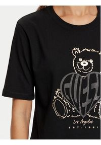 Guess T-Shirt V5RI09 I3Z14 Czarny Relaxed Fit. Kolor: czarny. Materiał: bawełna #4