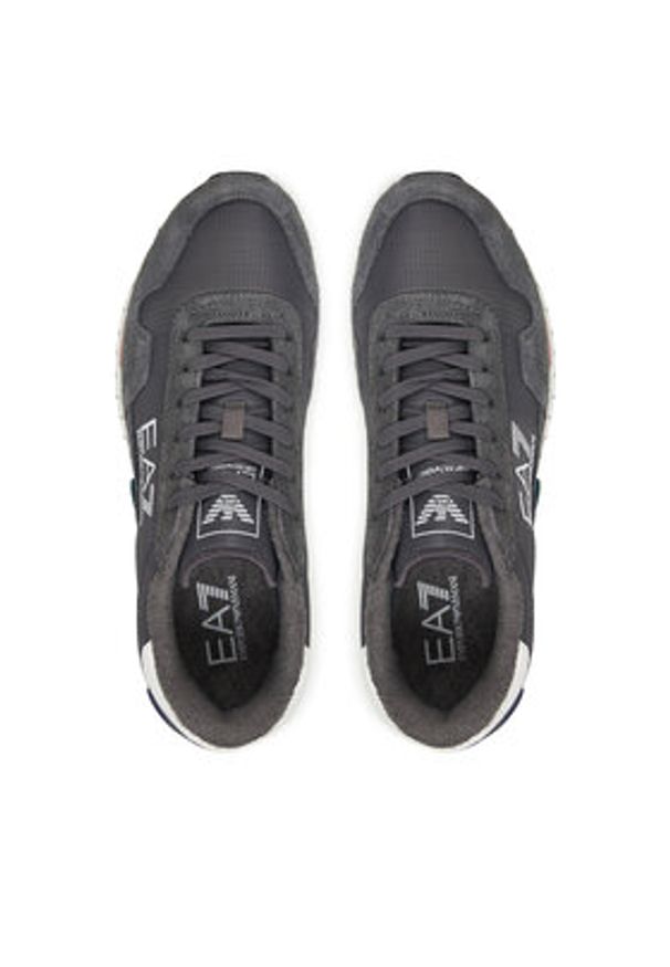 EA7 Emporio Armani Sneakersy 7X000380 AF19175 MZ227 Czarny. Kolor: czarny. Materiał: materiał