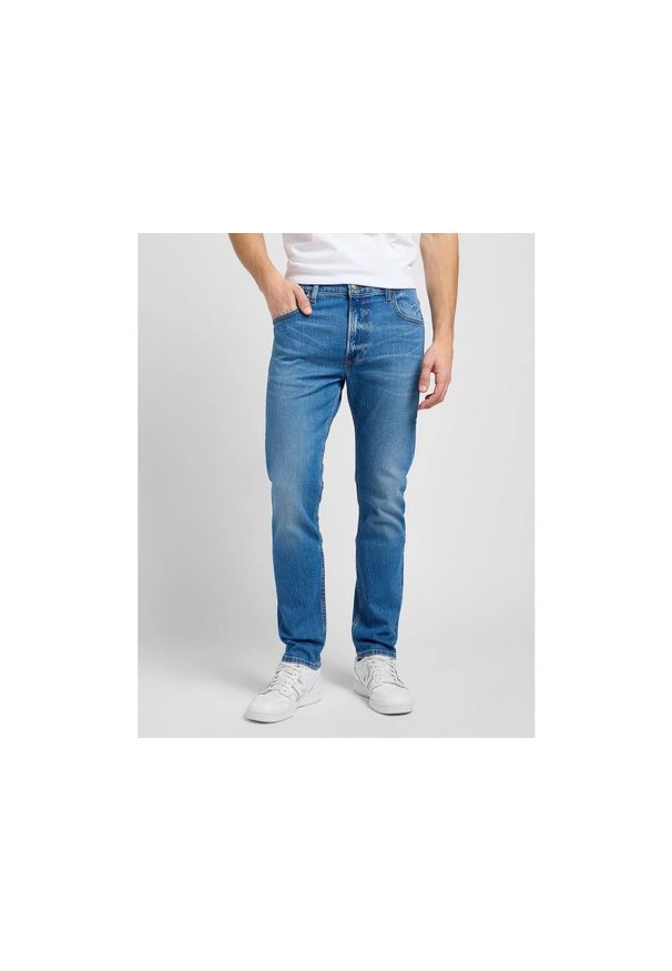 Męskie Spodnie Jeansowe Lee Rider Indigo Vintage 112346321 L701015994, W32 L30. Długość: długie. Styl: vintage