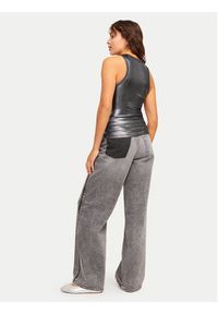 JJXX Top Forest 12266215 Srebrny Slim Fit. Kolor: srebrny. Materiał: syntetyk #5