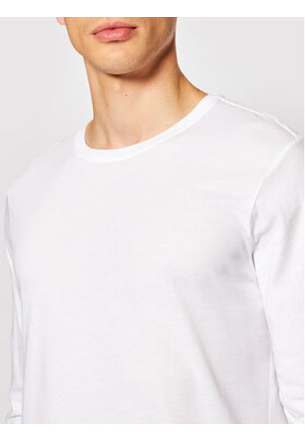 United Colors of Benetton - United Colors Of Benetton Longsleeve 3U53J1F05 Biały Relaxed Fit. Kolor: biały. Materiał: bawełna. Długość rękawa: długi rękaw