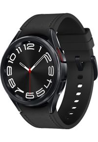 SAMSUNG - Smartwatch Samsung Galaxy Watch 6 Classic Stainless Steel 43mm LTE Czarny. Rodzaj zegarka: smartwatch. Kolor: czarny