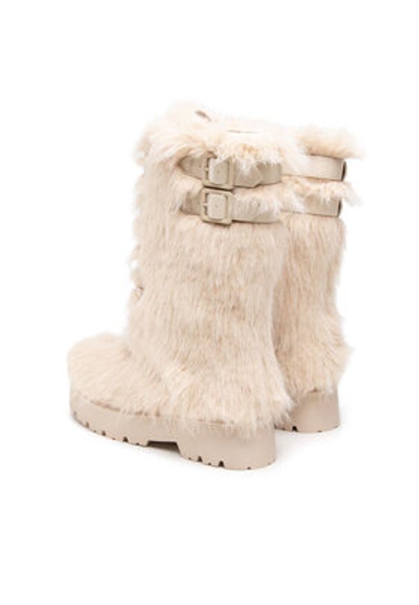 Jenny Fairy Kozaki APRES-WS02 Beżowy. Kolor: beżowy. Materiał: materiał