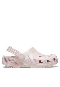 Crocs Klapki Classic Marbled Clog 206867 Różowy. Kolor: różowy