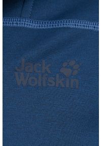 Jack Wolfskin bluza sportowa Horizon męska z kapturem gładka. Typ kołnierza: kaptur. Kolor: niebieski. Materiał: polar, materiał, włókno, skóra. Wzór: gładki. Styl: sportowy