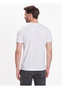 Karl Lagerfeld - KARL LAGERFELD T-Shirt Crew Neck 755072 532251 Biały Regular Fit. Typ kołnierza: dekolt w karo. Kolor: biały. Materiał: bawełna #3