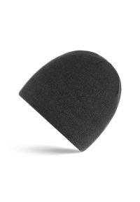 Ciepła czapka zimowa PAOLO PERUZZI BR-01-GR szara. Kolor: szary. Materiał: materiał. Sezon: zima. Styl: elegancki #1