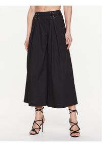 Liu Jo Spodnie materiałowe WA3160 T3051 Czarny Regular Fit. Kolor: czarny. Materiał: materiał, bawełna #1