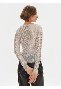 Vero Moda Bluzka 10299302 Beżowy Regular Fit. Kolor: beżowy. Materiał: syntetyk